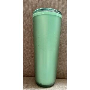 Starbucks Summer 2025 Seafoam Mint Green Soft Touch Hot/Cold 24 Oz Tumbler
